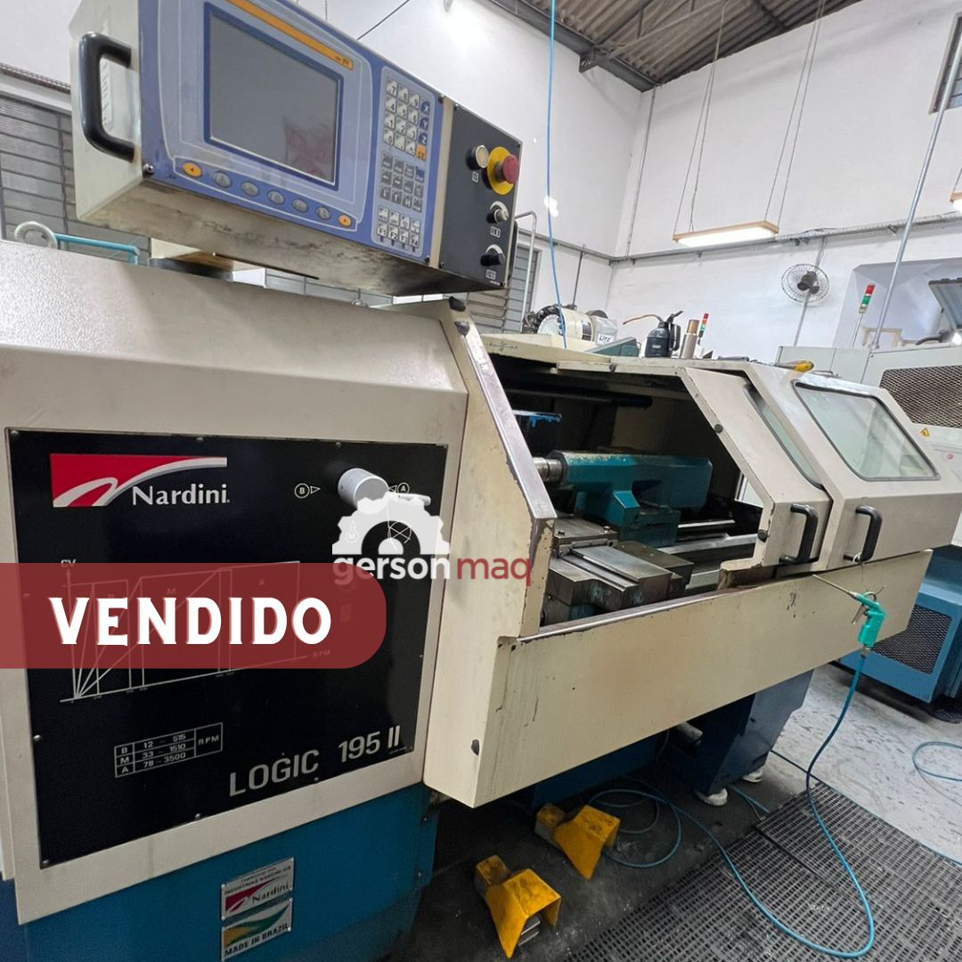 TORNO CNC NARDINI LOGIC 195 II ANO 2004